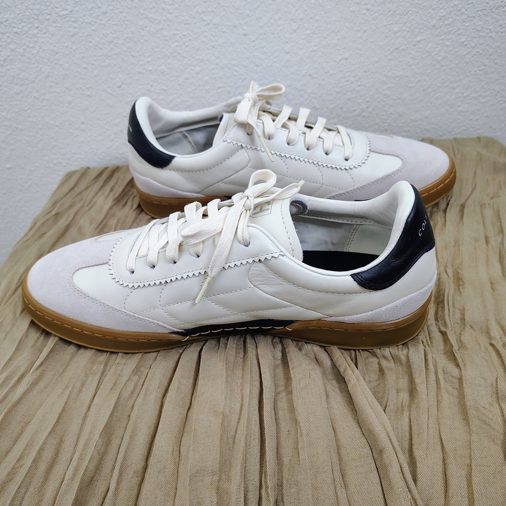 Cole Haan GrandSeries Women’s Leather Sneakers White Gum Sole Size 10B - Picture 13 of 14